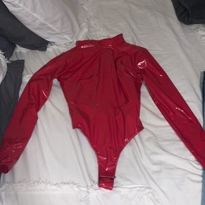 Long sleeve latex body suit, Pretty Little Things